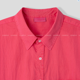  Wegner Nylon Pigment Overfit Short Sleeve Shirt