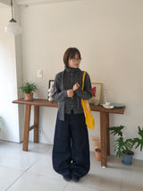 Malbec Raw Denim Wide Brushed Pants