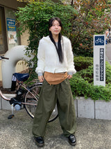 BALLOON SNAP WIDE PANTS (3C)