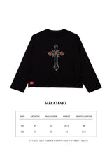 Scarred cross LS(black)