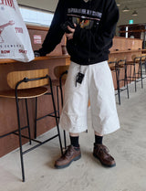 No.1204 round pintuck bermuda SHORTS (3color)