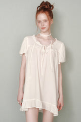 Cotton Cloud Dress [Ivory]