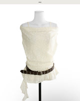 ボヘニアオフロールレースフリルトップ( belt set )