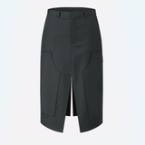 Double Edge Skirt (GREY)