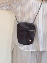 mini pocket bag - grey dot