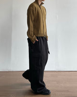 Dig Crop Knit Zip-up