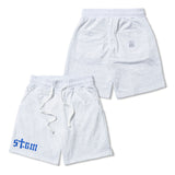 STGM ロゴショートパンツ (Black / White Melange)