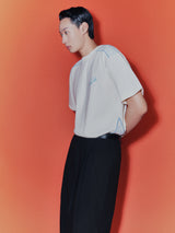 DVRKプライブパスモノグラムTシャツ - ブルー