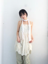 Natural Nylon Volume Pants