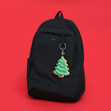  christmas tree cookie keyring