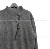 Cleo Half-Neck Snap Knit