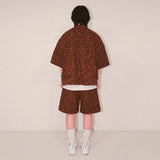 flower robe cardigan_brown