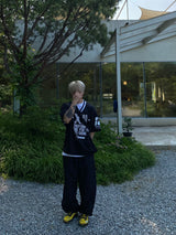 ツーエルブカラーVネック半袖Tシャツ 4C