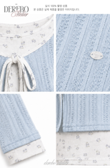 Dodo baby color cardigan layered top