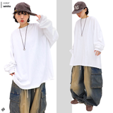 オーバーダンブルボックス長袖Tシャツ