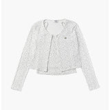 FLORAL CARDIGAN SET (Ivory)