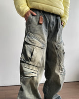 Peace Cargo Denim Pants