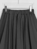 26SS★ [BAONHAUS]ブロアアンバランスレイヤードミディスカート