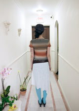 Blur gradation T (Brown/Pink)