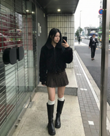 ウールプリーツスカート