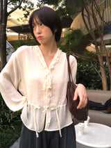 Ruffle blouse