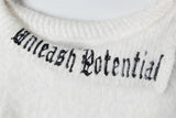 Potential Off-Shoulder Angora Knit