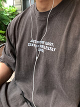 Look Taper Just Move Pigment Oversized Short Sleeve T-shirt