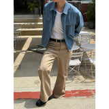 [S/S] Crop denim cutting shirts