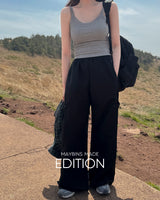 [MADE] Snap nylon wide pants