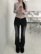 Basic V-neck knitwear (4 colors)