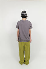 YWD ロゴTシャツ_チャコール
