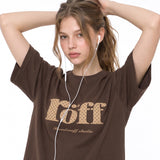 ロフ タイプ プレイ ドット Tシャツ [CHOCO CRUNCH]
