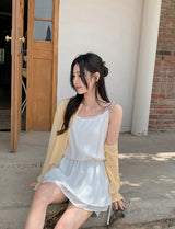 BT Linen Round Simple Knit Cardigan (10color)