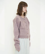 FLUFFY KNIT CARDIGAN