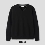 [wool80%] コップウールレイヤードVネックニット