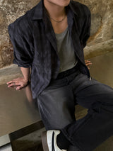 Darkgrey wide pants