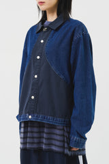 Moss Color Denim Jacket (2color)