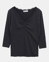 ヒラングドットレース7スリーブTシャツ