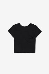 Seton cut-out crop tee