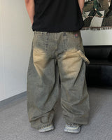 TC Patch Work Banding Denim Pants (3C)