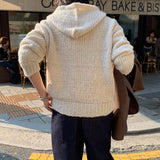 LMN St. 3 Button Alpaca Hooded Knitwear (3 colors)