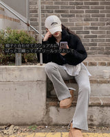 Wool crop jumper
