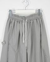 Side Snap Nylon Balloon Pants