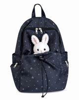 STAR SHIRRING BACK PACK BLACK