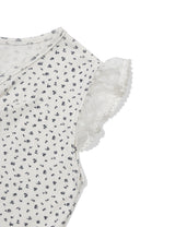 フラワー レース スリーブレス(WHITE)