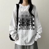 NT Gradient Noise Printed Long Sleeve Tee