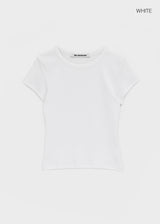 [MADE] Pobello Basic Round-Neck Short Sleeve Top