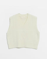 Alpaca knit vest