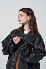 Vegan Leather washed ma-1