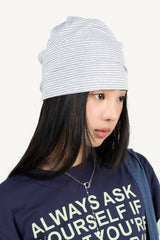 Stripe Cotton Beanie